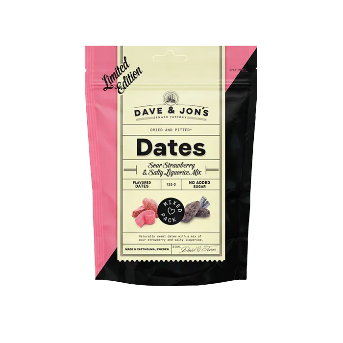 Dave & Jon's Sour strawberry salty liquorice