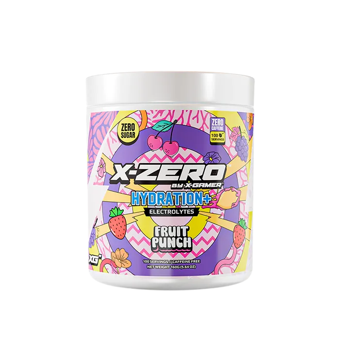 x-zero hydration+ fruit punch