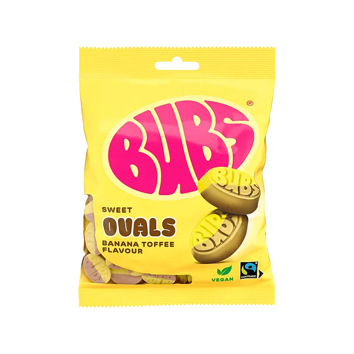 bubs sweet ovals banana toffee