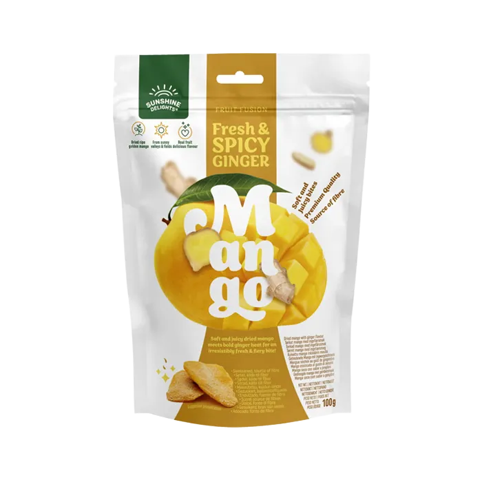 sunshine delights fruit fusion spicy ginger mango