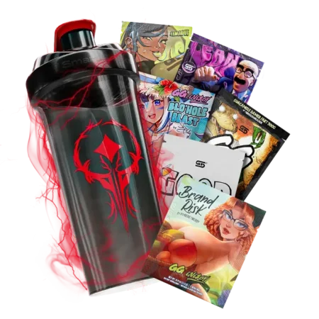 Gamer Supps Mix-pack with Gamerbulk Doomsday shaker