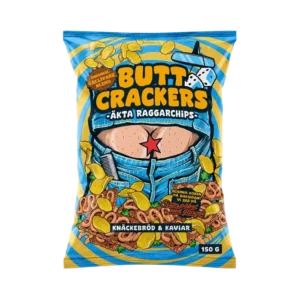 butt crackers knäckebröd och kaviar