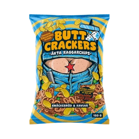 butt crackers knäckebröd och kaviar