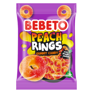 Bebeto – Peach Rings (80g)