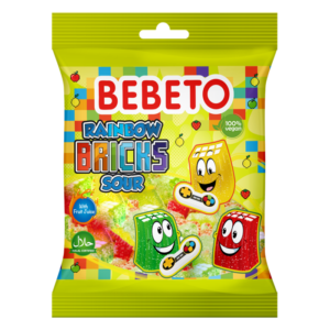 Bebeto – Rainbow Bricks Sour (80g)