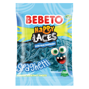 Bebeto – Spaghetti Sour Blue Raspberry (70g)