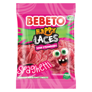 Bebeto – Spaghetti Sour Strawberry (70g)