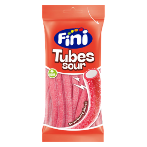 Fini – Sour Strawberry Tubes (75g)
